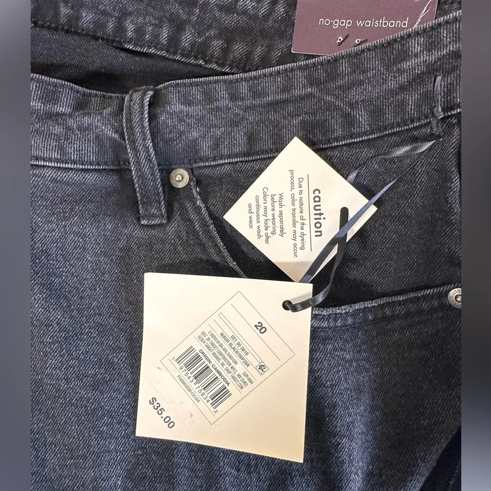 Women’s Ava & Viv high rise 90’s straight stretch no gap waistband‎  READ INFO - Picture 6 of 13